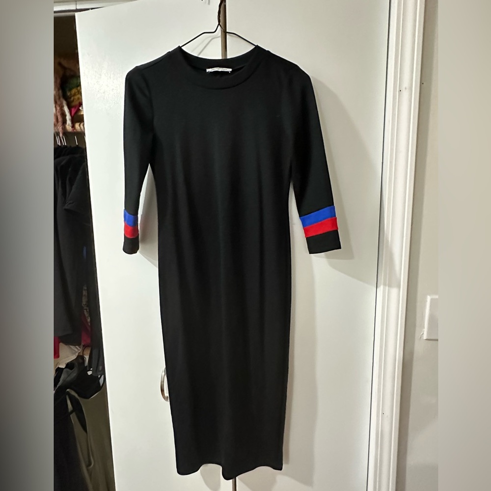 Black bodycon Zara dress